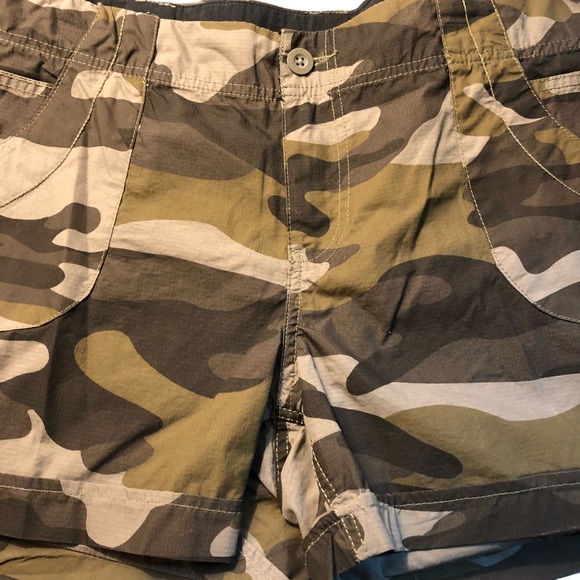 BCG: Crisp cotton ripstop Camo shorts Juniors - Picture 2 of 8